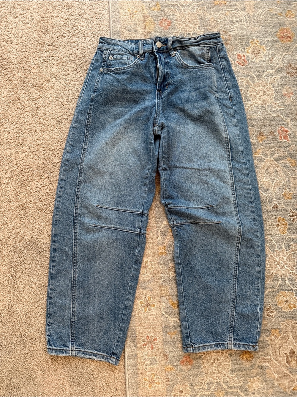 12th Tribe Muse Barrel Denim Jeans